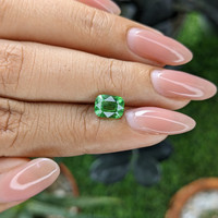 1.66 Ct. Tsavorite Garnet from Tanzania Life Style