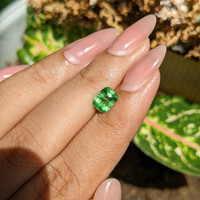1.22 Ct. Tsavorite Garnet from Tanzania Life Style