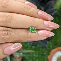 1.22 Ct. Tsavorite Garnet from Tanzania Life Style