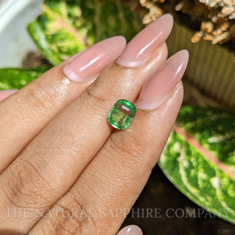 1.31 Ct. Tsavorite Garnet from Tanzania