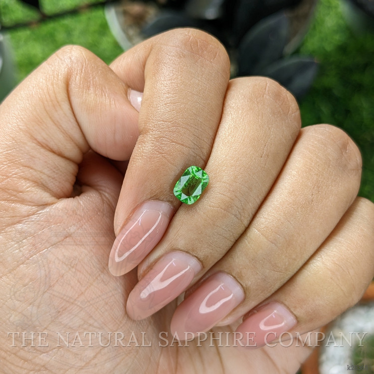 1.03 Ct. Tsavorite Garnet from Tanzania