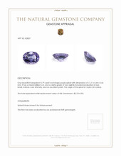 3.79 Ct. Spinel from Ceylon (Sri Lanka) Appraisal