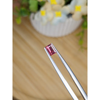 0.83 Ct. Purplish Red Rhodolite Garnet from Ceylon (Sri Lanka) Life Style