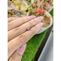 0.89 Ct. Pinkish Purple Rhodolite Garnet from Ceylon (Sri Lanka) Life Style