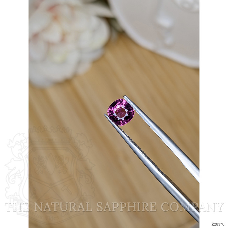 0.89 Ct. Purplish Pink Rhodolite Garnet from Ceylon (Sri Lanka)