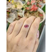 1.43 Ct. Purplish Pink Rhodolite Garnet from Ceylon (Sri Lanka) Life Style