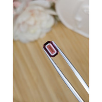 1.43 Ct. Purplish Pink Rhodolite Garnet from Ceylon (Sri Lanka) Life Style