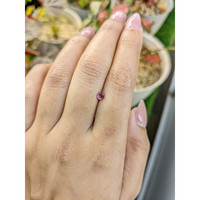0.33 Ct. Purplish Pink Rhodolite Garnet from Ceylon (Sri Lanka) Life Style