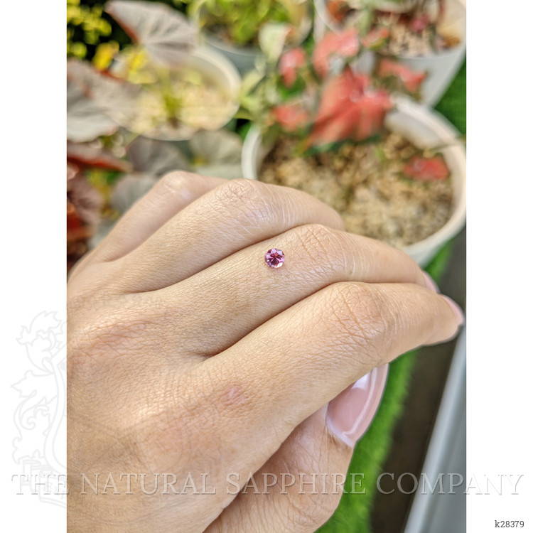 0.31 Ct. Purplish Pink Rhodolite Garnet from Ceylon (Sri Lanka)