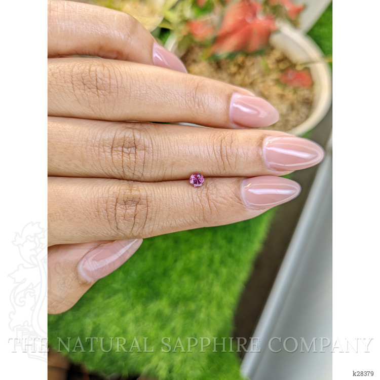0.31 Ct. Purplish Pink Rhodolite Garnet from Ceylon (Sri Lanka)