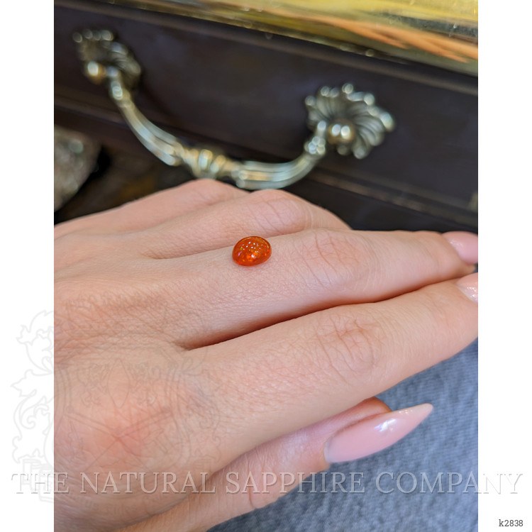 0.82 Ct. Cabochon Fire Opal from Mexico