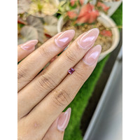 0.33 Ct. Pinkish Purple Rhodolite Garnet from Ceylon (Sri Lanka) Life Style
