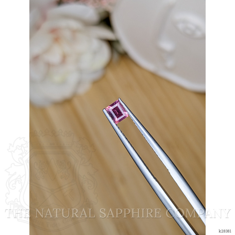 0.33 Ct. Pinkish Purple Rhodolite Garnet from Ceylon (Sri Lanka)