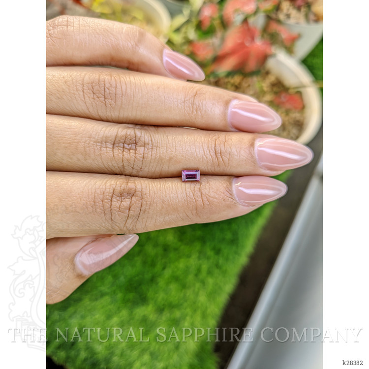 0.60 Ct. Purplish Pink Rhodolite Garnet from Ceylon (Sri Lanka)