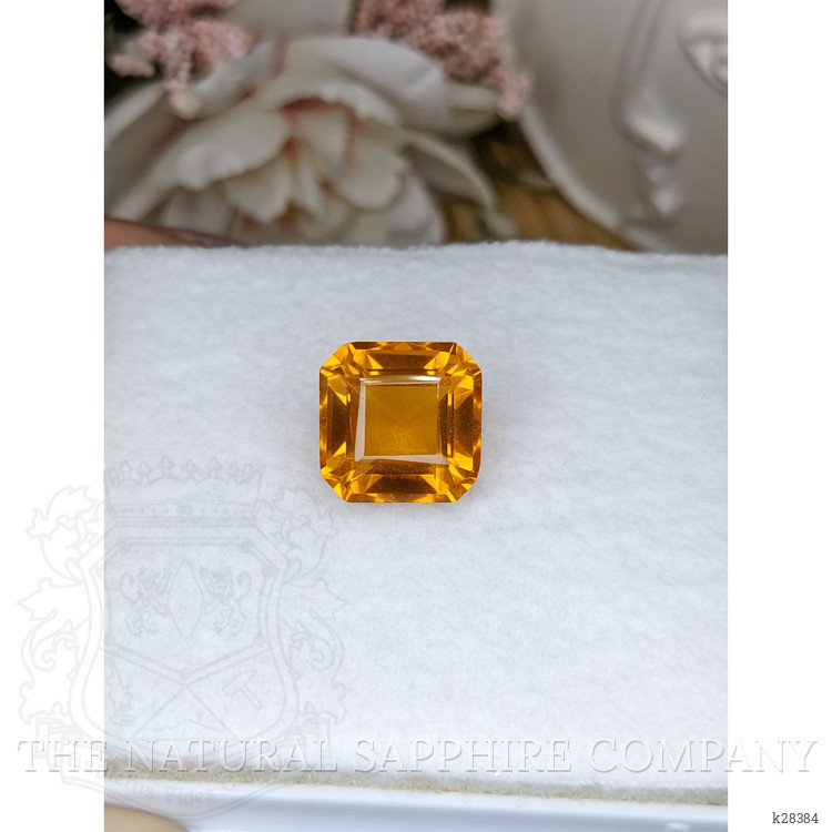 12.05 Ct. Yellowish Orange Citrine from Ceylon (Sri Lanka)
