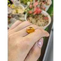 6.44 Ct. Yellowish Orange Citrine from Ceylon (Sri Lanka) Life Style