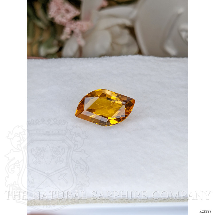8.31 Ct. Yellowish Orange Citrine from Ceylon (Sri Lanka)