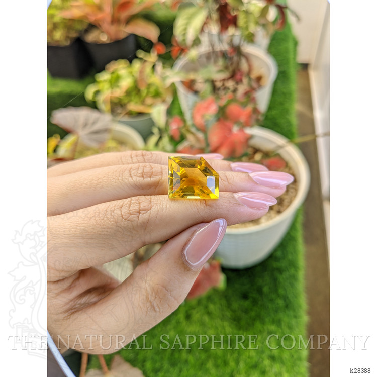18.81 Ct. Yellow Citrine from Ceylon (Sri Lanka)
