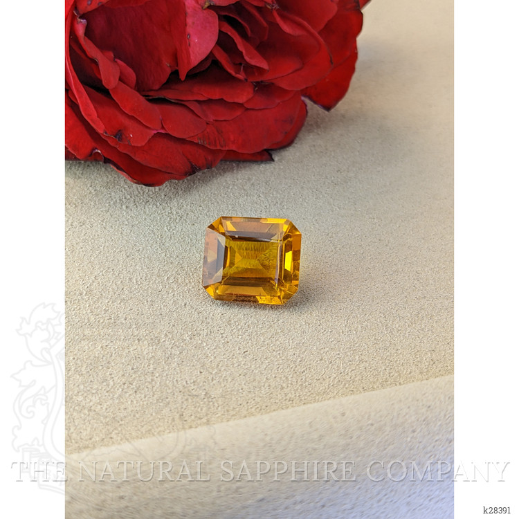 10.80 Ct. Yellowish Orange Citrine from Ceylon (Sri Lanka)