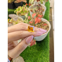 10.80 Ct. Yellowish Orange Citrine from Ceylon (Sri Lanka) Life Style