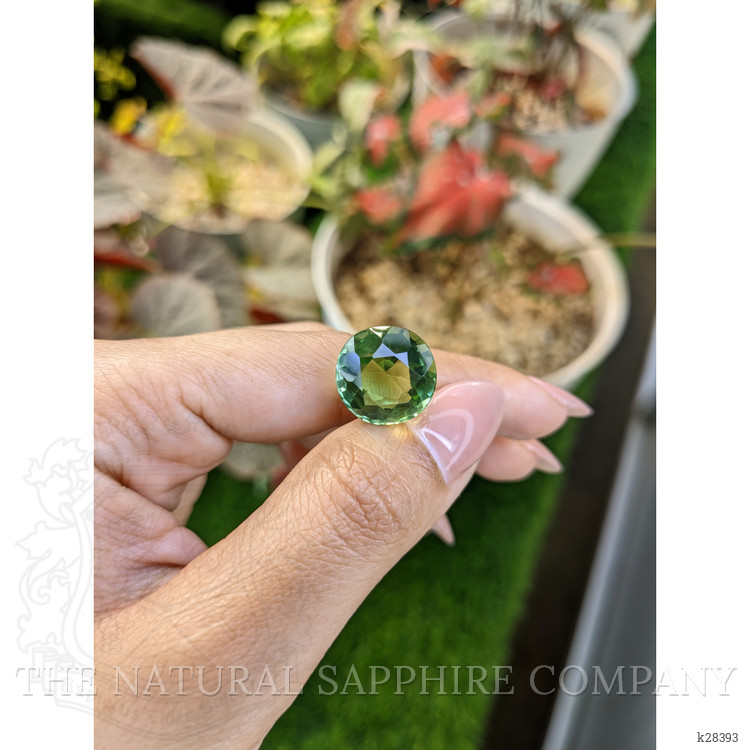 12.82 Ct. Green Prasiolite from Brazil