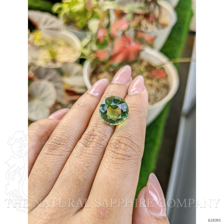 12.82 Ct. Green Prasiolite from Brazil