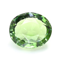 15.24 Ct. Yellowish Green Prasiolite from Brazil Video