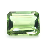 10.80 Ct. Yellowish Green Prasiolite from Brazil Video