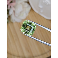 10.75 Ct. Yellowish Green Prasiolite from Brazil Life Style