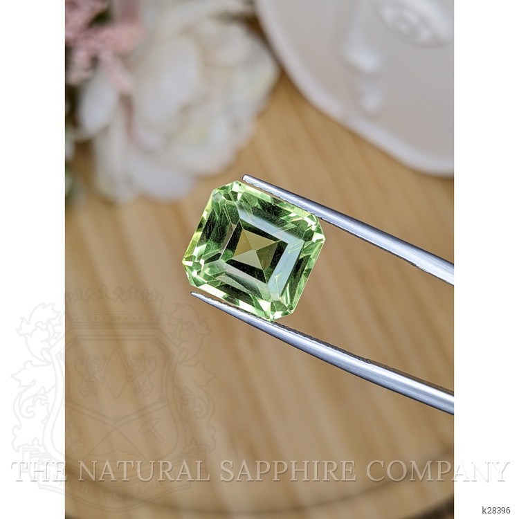 10.75 Ct. Yellowish Green Prasiolite from Brazil