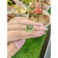 10.75 Ct. Yellowish Green Prasiolite from Brazil Life Style