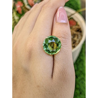 12.42 Ct. Green Prasiolite from Brazil Life Style