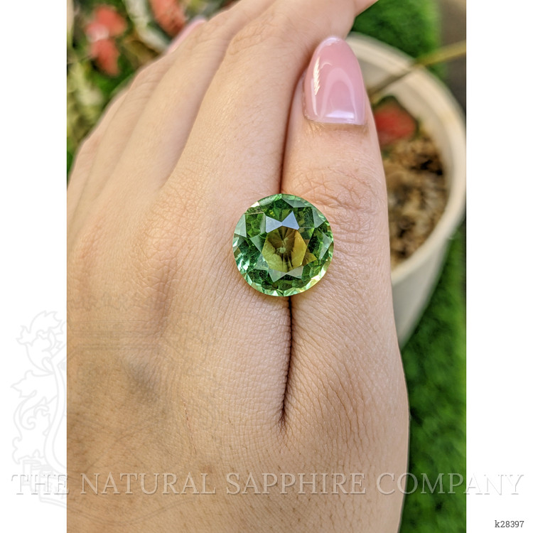 12.42 Ct. Green Prasiolite from Brazil