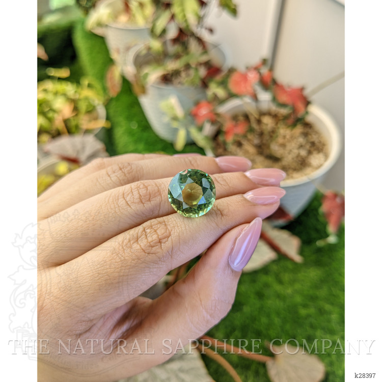 12.42 Ct. Green Prasiolite from Brazil