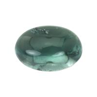 0.69 Ct. Greenish Blue Cabochon Tourmaline from Brazil Video