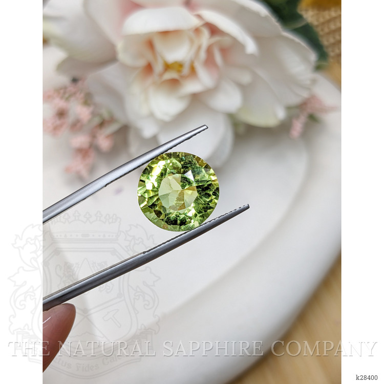10.71 Ct. Yellowish Green Prasiolite from Brazil