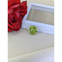 10.71 Ct. Yellowish Green Prasiolite from Brazil Life Style