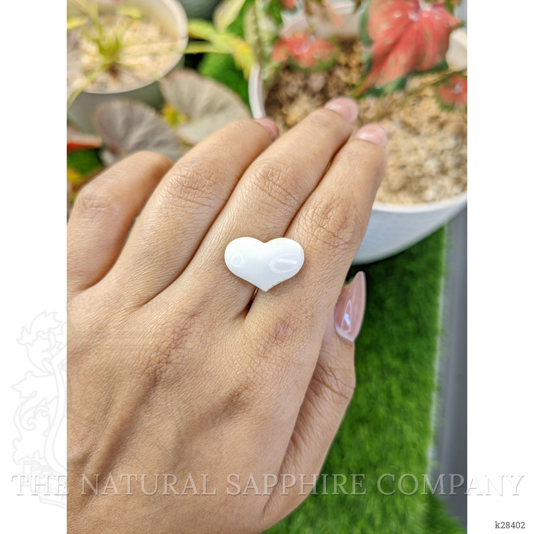 4.19 Ct. Salmon and White Cabochon Coral from Italy