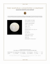 8.17 Ct. Salmon and White Cabochon Coral from Italy Scan Report