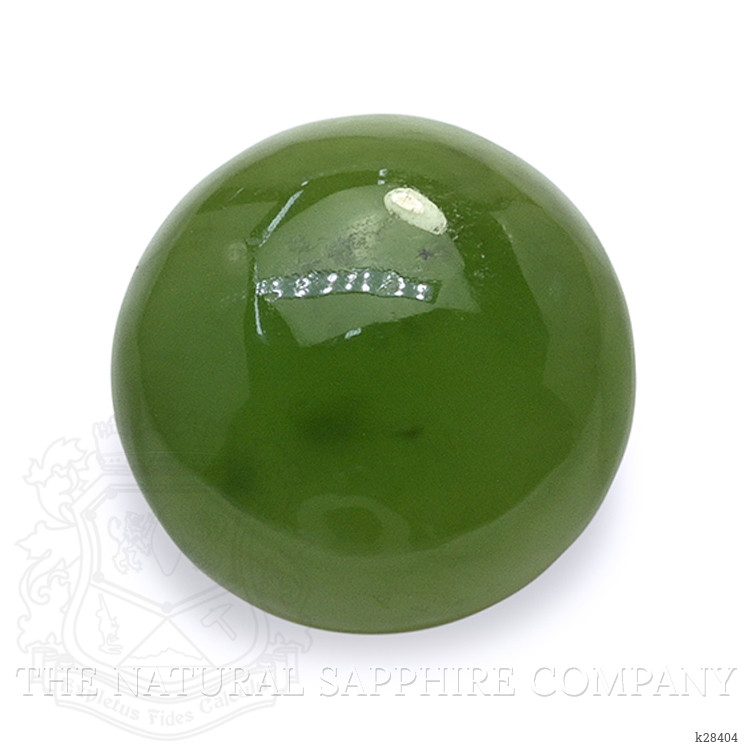 3.42 Ct. Green Cabochon Jade from Burma (Myanmar)