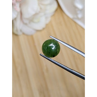 3.71 Ct. Green Cabochon Jade from Burma (Myanmar) Life Style