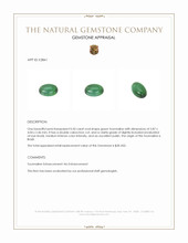 0.50 Ct. Cabochon Tourmaline from Brazil Appraisal