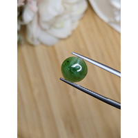 3.18 Ct. Green Cabochon Jade from Burma (Myanmar) Life Style