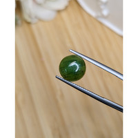 3.54 Ct. Green Cabochon Jade from Burma (Myanmar) Life Style