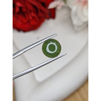 3.37 Ct. Green Cabochon Jade from Burma (Myanmar) Life Style