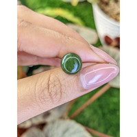 3.37 Ct. Green Cabochon Jade from Burma (Myanmar) Life Style