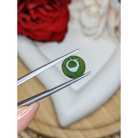 2.77 Ct. Green Cabochon Jade from Burma (Myanmar) Life Style