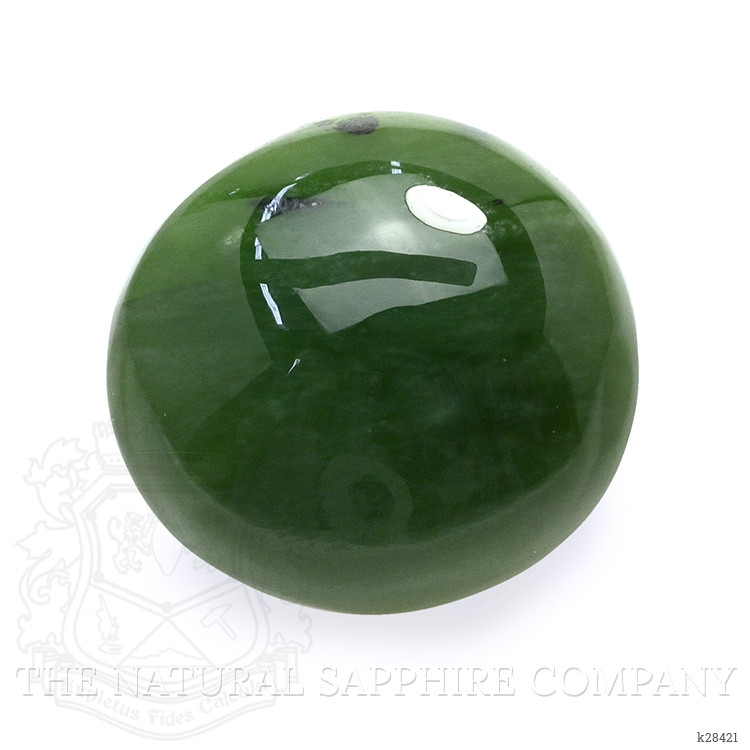 2.99 Ct. Green Cabochon Jade from Burma (Myanmar)