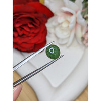 2.99 Ct. Green Cabochon Jade from Burma (Myanmar) Life Style