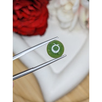 3.29 Ct. Green Cabochon Jade from Burma (Myanmar) Life Style